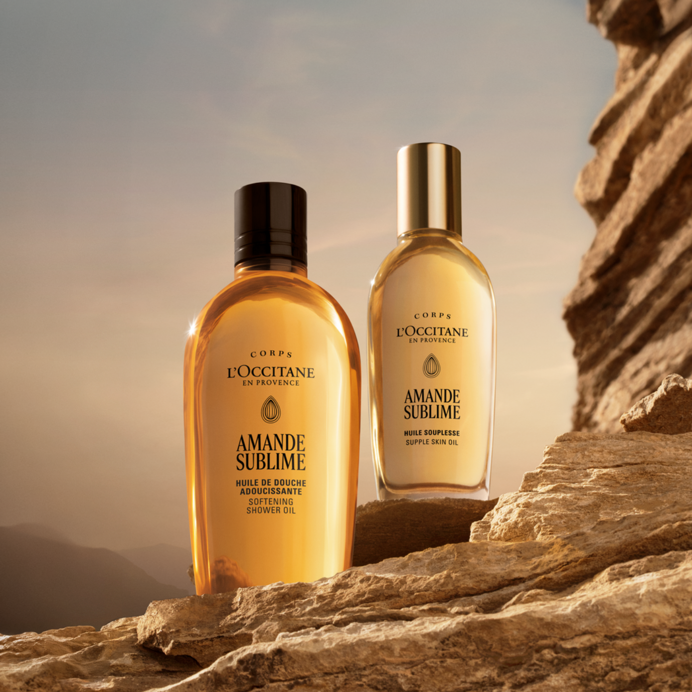 Óleo Firmador Hidratante Amande Sublime 100mL | L'Occitane en Provence